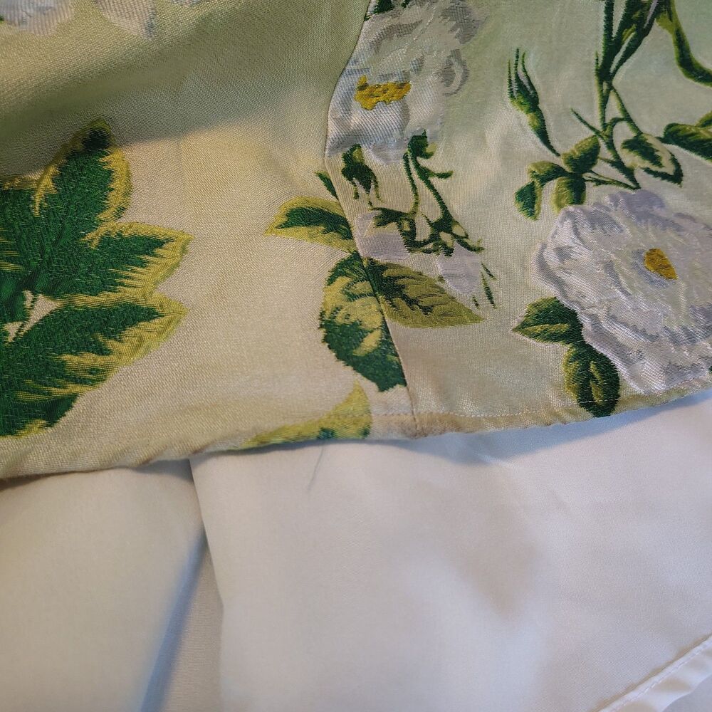 Lula Kate Dress Size 10 Green Floral Bridesmaid Gown Formal Prom Whimsy Fairy - Picture 10 of 12
